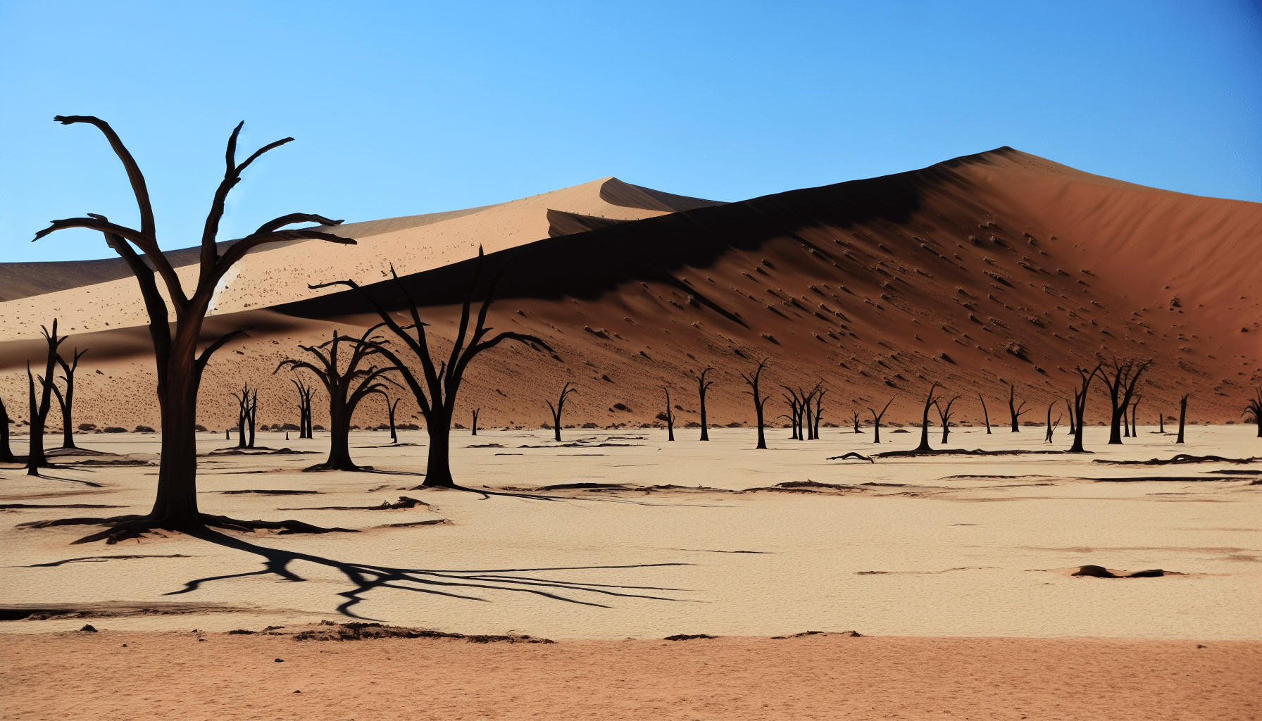 Die geheimnisvolle Schönheit der toten Bäume in Namibias Wüste